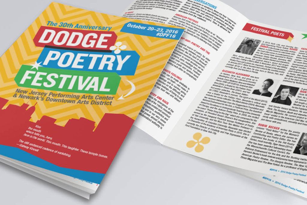 Dodge Poetry Festival 501c Design